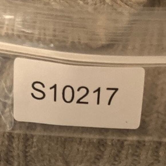 Express Womens Sweater Brown Cable Knitted Mock Neck Long Sleeve Tunic Large - Picture 12 of 12